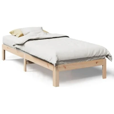 Afbeelding van vidaXL Bedframe zonder matras massief grenenhout 80x200 cm