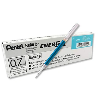 Afbeelding van Pentel LR7 C navulinkt voor EnerGel BL57/77/107/108/407 Helder blauw