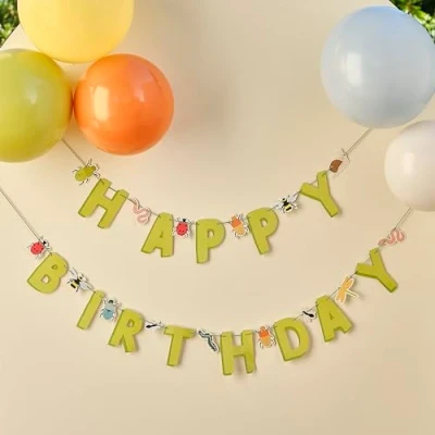 Afbeelding van Ginger ray slinger happy birthday insecten