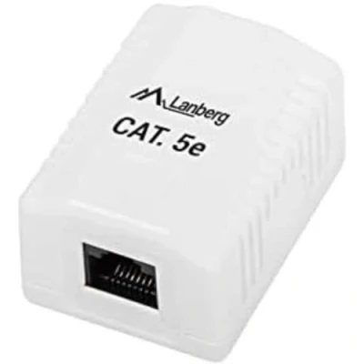 Afbeelding van Connector RJ45 Categorie 5 UTP Lanberg OU5 0001 W Wit