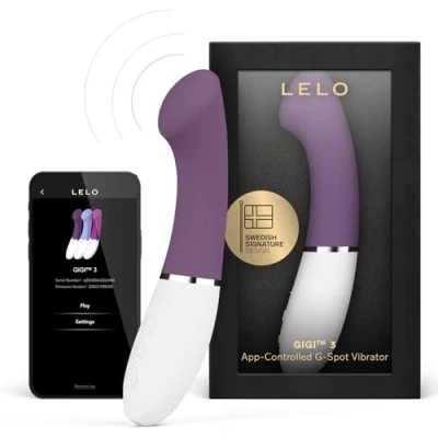 Afbeelding van LELO GIGI 3 vibrator Plum Wereldberoemde Gebogen Persoonlijke Stimulator voor Adembenemende G spotstimulatie met Bluetooth app