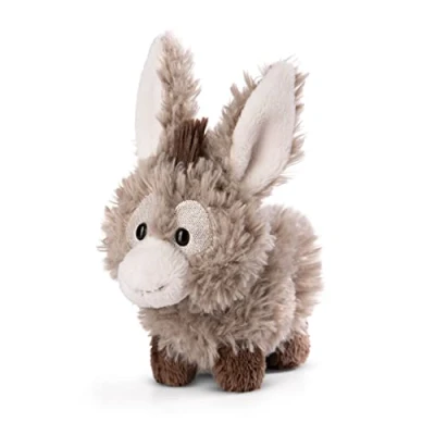 Afbeelding van NICI 49031 Cuddly Toy Donkeylee 12 cm Grijs Standing Sustainable Soft Plush Schattig Pluche Speelgoed voor Cuddling en Speelgoed, Kinderen Volwassenen, Geweldig Cadeau Idee