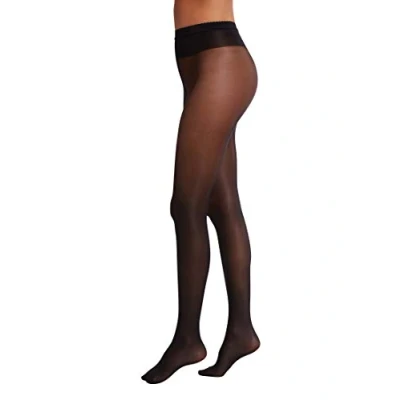 Afbeelding van Wolford dames Neon panty in 40 denier de kleur Zwart, maat: M