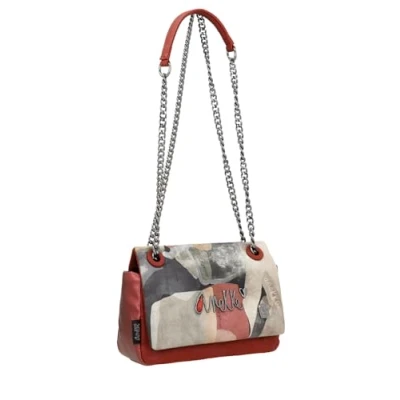 Afbeelding van Anekke Schoudertas Dreamverse Imaginary Flap Crossbody Bag Multicolor Veelkleurig
