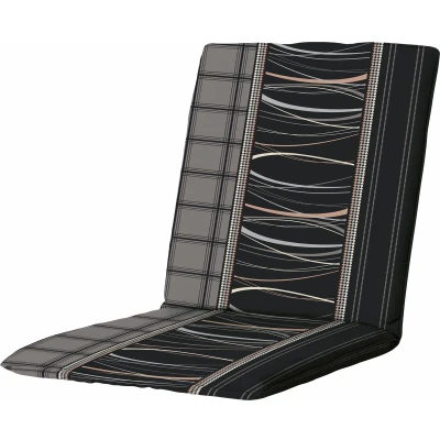 Afbeelding van Madison Stapelstoelkussen 96x47 cm Lines grey