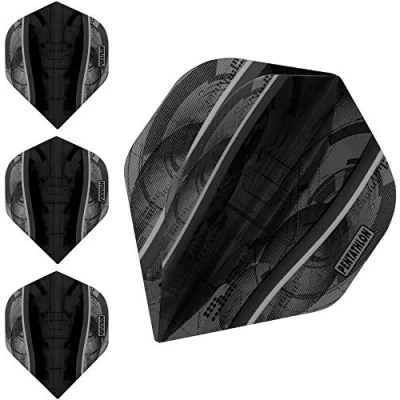 Afbeelding van ABC Darts Dart Flights Pentathlon Science Zwart 10 sets (30 stuks)