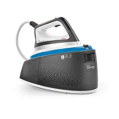 Afbeelding van Polti Vaporella Instant VI50.40, Strijkijzer stoomgenerator, gepatenteerde Steam technologie, maximaal vermogen 2200 W, capaciteit 2 l, 4 strijkprogramma&#039;s, eco functie, grijs en blauw