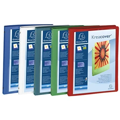 Image de Classeur 4 anneaux 15mm PP opaque 5/10e krea cover A4