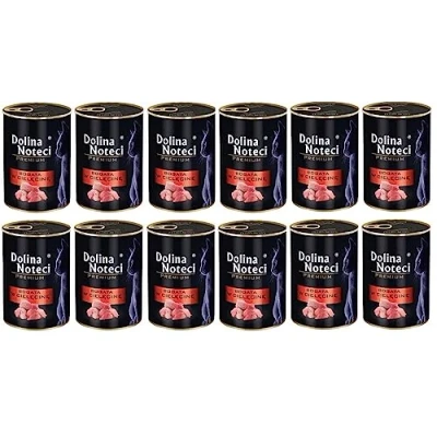 Afbeelding van 24 x 400 g Dolina Noteci Premium Kalfsvleesrijk natvoer voor katten