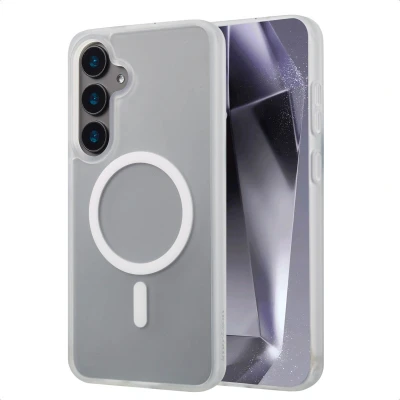 Afbeelding van imoshion Hoesje Geschikt voor Samsung Galaxy S24 Plus Color Guard Backcover MagSafe Wit