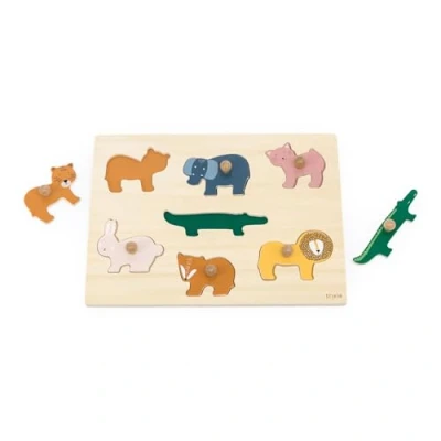 Afbeelding van Trixie Wooden animal puzzle 7pcs