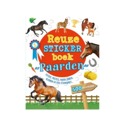Afbeelding van Uitgeverij rebo reuzestickerboek paarden