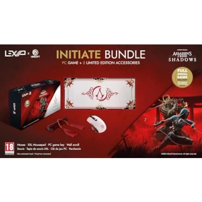 Afbeelding van LEXIP Assassin&#039;s Creed Shadows &quot;INITIATE&quot; Bundel USB gaming muis en muismat inclusief volledige PC versie game AC Exclusief design i.s.m. UBISOFT Multicolor