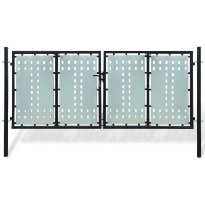 Afbeelding van Poort enkel 300x175 cm zwart