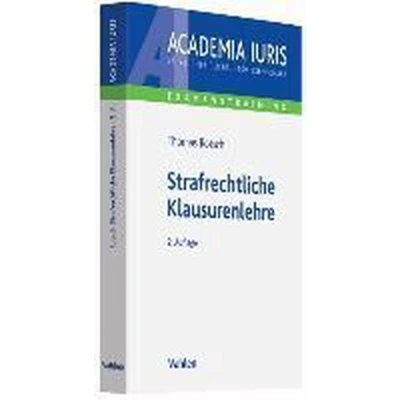 Afbeelding van Strafrechtliche Klausurenlehre