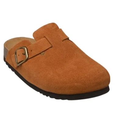 Afbeelding van Scholl FAE Muiltjes, Dames, Maat: 36, Cognac Leer