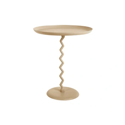 Afbeelding van Leitmotiv Bijzettafel Zig Zag Large Zachtbruin