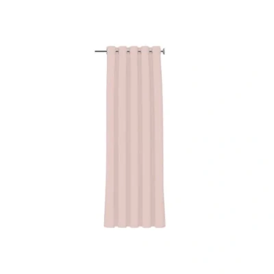 Afbeelding van Kant en Klaar Gordijn verduisterend met ringen 140 x 240 cm Rose Roze