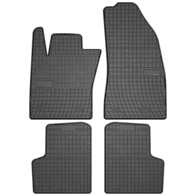 Afbeelding van M MOTOS Rubberen vloermatten voor Jeep Renegade sinds 2014, verbeter je reiscomfort met de zwarte antislipmat, automat, all weather bescherming tegen vuil