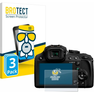 Afbeelding van BROTECT Screenprotector voor Panasonic Lumix DC FZ82 / FZ82D Folie Beschermfolie Beschermglas matte (3 Stuks)
