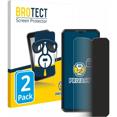 Afbeelding van BROTECT privacy screenprotector voor Oukitel WP50 Folie Beschermfolie Blauwlichtfilter (2 Stuks)