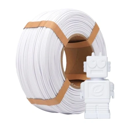 Afbeelding van eSUN PLA navulling 1,75 mm oplaadfilament, 3D printfilament zonder snoer, precisie, spoel 1 kg (2,2 lb), snel filament voor high speed printers, koud wit