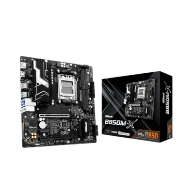 Afbeelding van ASRock B850M X Moederbord Socket AMD AM5 Vormfactor Micro ATX chipset AMD® B850