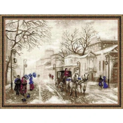 Afbeelding van Riolis borduurpakket Old street 1400