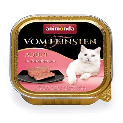 Afbeelding van Animonda von Feinsten kat Adult Kalkoenhart 32 x 100 gram kattenvoer natvoer