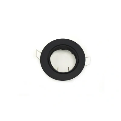 Afbeelding van Inbouwspot Aluminium Mat Zwart, Rond, Kantelbaar