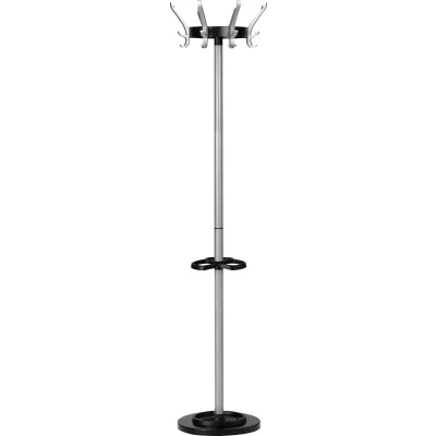 Afbeelding van Unilux kapstok Cypres, hoogte 170 cm, 8 kledinghaken, met parapluhouder
