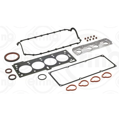 Afbeelding van ELRING 993.710 Complete pakkingsset, motor Met klepseals, asdichtring krukas RENAULT: Kangoo I Express