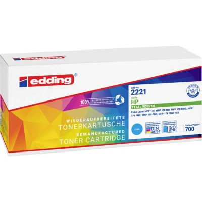 Afbeelding van Edding Toner vervangt HP 117A Compatibel Cyaan 700 bladzijden EDD 2221 18