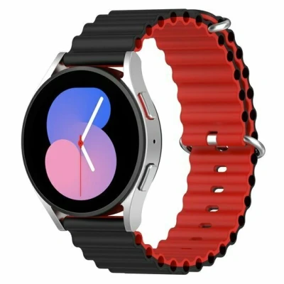 Afbeelding van Garmin Forerunner 255 Ocean Style bandje Zwart / rood