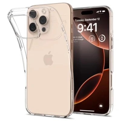 Afbeelding van Spigen Hoesje geschikt voor iPhone 16 Pro Max Liquid Crystal Transparant