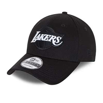 Afbeelding van New Era Los Angeles Lakers Black Base 9forty Snapback Cap One Size