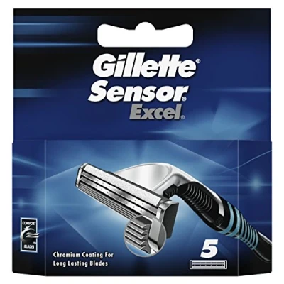 Afbeelding van Gillette Sensor Excel Scheermesjes 5 Stuks