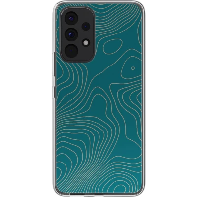 Afbeelding van imoshion hoesje Geschikt voor Samsung Galaxy A53 Siliconen Design Meerkleurig / Topo Turquoise