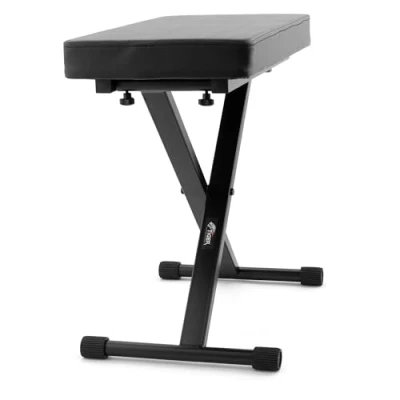 Afbeelding van TIGER PST7 BK Toetsenbordbank, pianokruk, 4 in hoogte verstelbare en inklapbare stoelen X Frame
