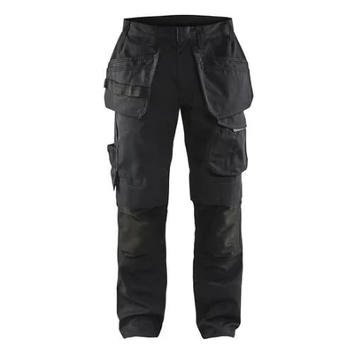Image de Pantalon services stretch avec poches flottantes noir/gris foncé