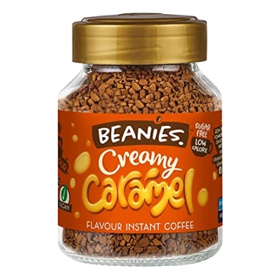 Afbeelding van Beanies coffee mix verpakking proefpakket oplos koffie very vanilla Choco coconut nutty hazelnut