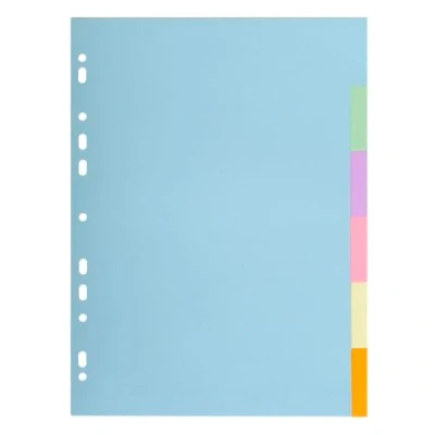 Afbeelding van Intercalaires carte 180g forever 6 positions a4