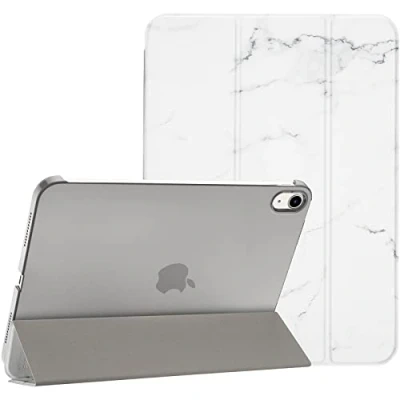 Afbeelding van ProCase Cover voor iPad 10e generatie 27,68 cm 2022, A2696, A2757, A2777, beschermende hoes, automatische slaap /wekfunctie, wit