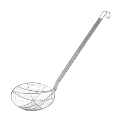 Afbeelding van FM Professional 21366 keukenspin, roestvrij staal, 16 cm, roestvrijstalen schuimspaan, keukenschuimspaan, 46,5 x cm