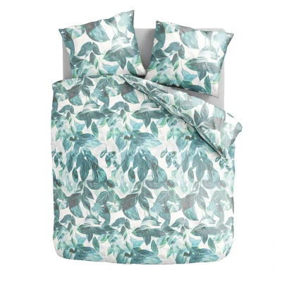 Afbeelding van Dekbedovertrek Stylish Green Lits jumeaux (240x200/220 cm) Microvezel Bloemen Groen Zydante Ga naar Dekbed Discounter.nl &amp; Profiteer Nu