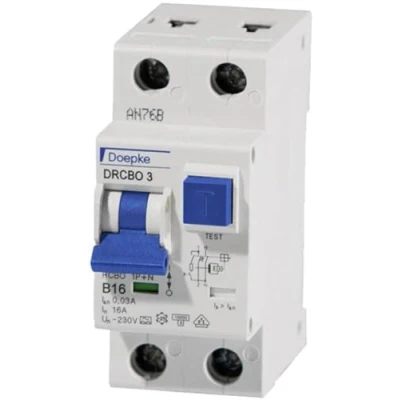 Afbeelding van Doepke 09932104 Aardlekschakelaar/zekeringautomaat 1 polig 16 A 0.03 230 V