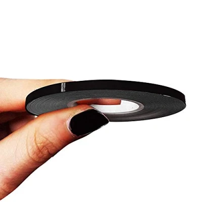 Afbeelding van 4R Quattroerre.it 10454 Trim Stripes plakstrips voor auto&#039;s, zwart, 3 mm x 10 m