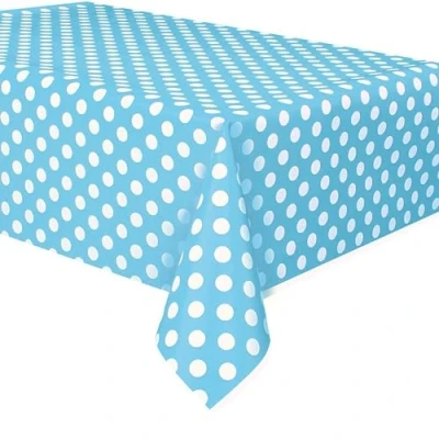 Afbeelding van Tafelkleed Dots Powder Blue 137x274cm