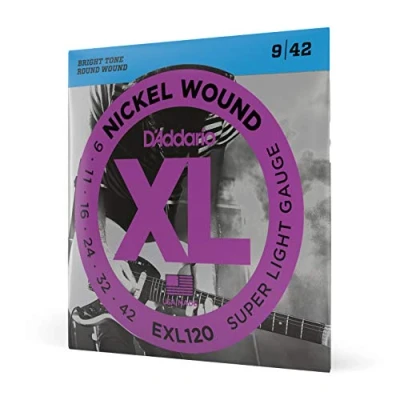 Afbeelding van D&#039;Addario EXL120 Snarenset voor elektrische gitaar .009 .042