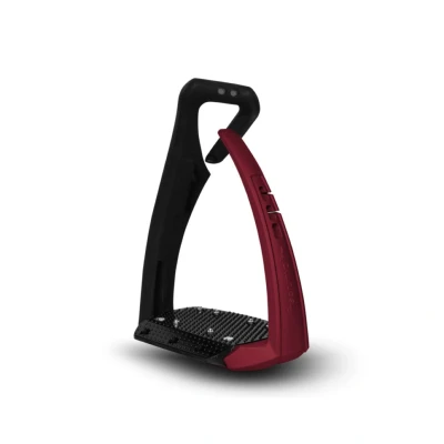 Afbeelding van Freejump Stijgbeugels Soft Up Pro Plus Zwart/Pearl Red Velvet